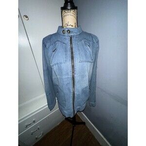 Women's Valleyboy XL Denim Jacket Rock Grunge Punk Hipster Boho City Classic